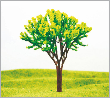 China 16cm Architecturale Plastic Miniatuur ModeldieBomen in Hand - met Groen wordt gemaakt leverancier