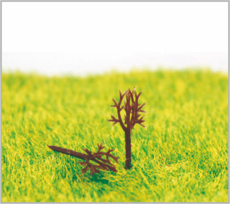 China G20 HO schaal Railroad lay-out miniatuur Model bomen langs de weg Plastic staven 2 cm leverancier