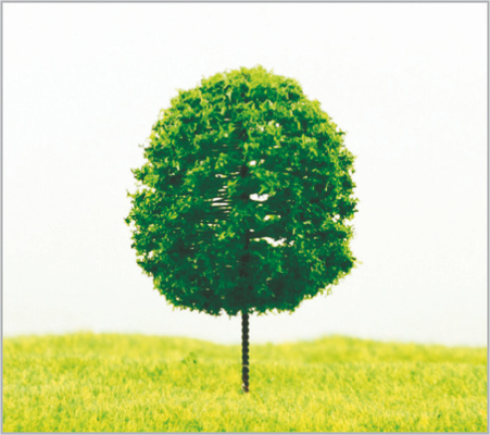 China SE03 Railroad Scenery miniatuur Model bomen Green Avenue landschap Tree 7 cm/5 cm/4 cm leverancier