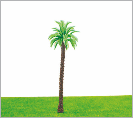 China M003 OEM HO trein lay-out miniatuur Model bomen geel groen Avenue kokosnoot boom 11 cm leverancier