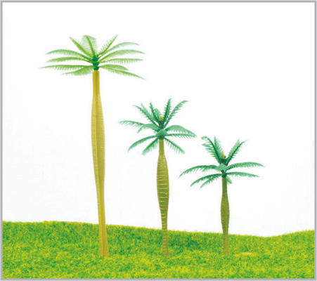 China HD90/HD70/HD50 OEM HO trein lay-out miniatuur Model bomen kokosnoot boom 9 cm/7 cm/5 cm leverancier