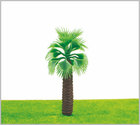 China M010 HO trein lay-out miniatuur Model bomen groen straat Palms boom 8 cm leverancier