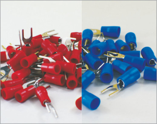 China MA06-57/58 miniatuur Modeling Tools Red / Blue Terminals voor HO trein lay-out leverancier