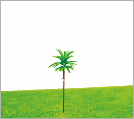 China M007OEM HO trein lay-out miniatuur Model bomen geel groen Avenue kokosnoot boom 5 cm leverancier