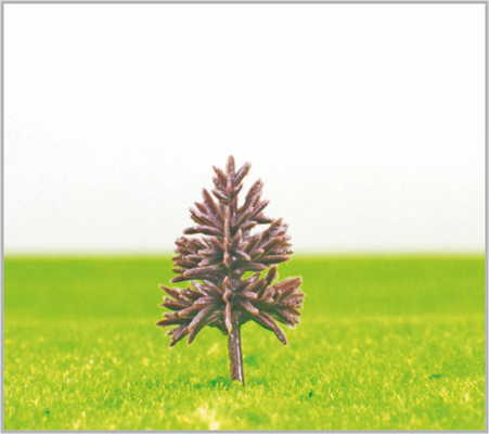 China B4815 OEM miniatuur Model bomen geel groen Plastic piramide Trunk 4.8 cm leverancier