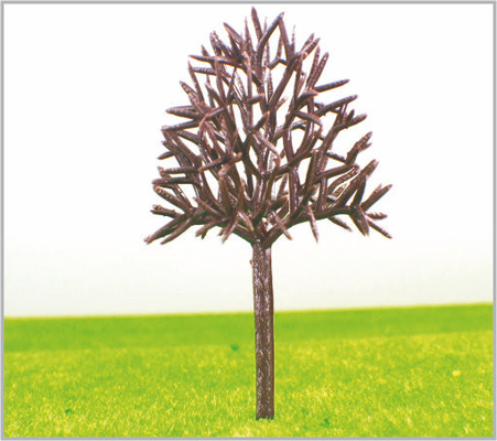 China B7540 N Gauge trein lay-out miniatuur Model bomen langs de weg groene kunststof Street bomen 7,5 cm leverancier
