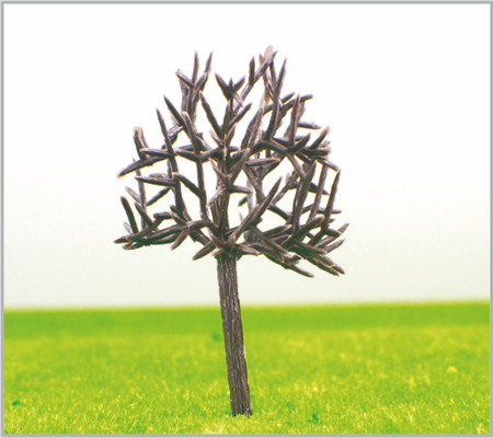 China B6030 N Gauge trein lay-out miniatuur Model bomen langs de weg groene kunststof Street bomen 6 cm leverancier