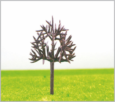 China B5027 N Gauge trein lay-out miniatuur Model bomen langs de weg groene kunststof Street bomen 5 cm leverancier