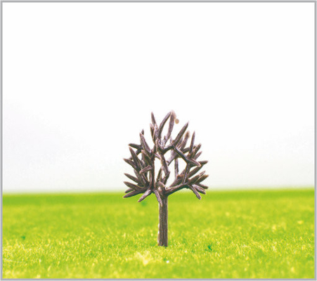 China B3517 N Gauge trein lay-out miniatuur Model bomen langs de weg groene kunststof Street bomen 3,5 cm leverancier