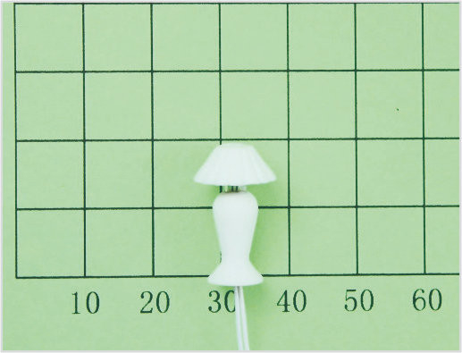 China T20 HO lichtgevende Street 3D Model lantaarnpaal 1,5 cm voor trein lay-out leverancier