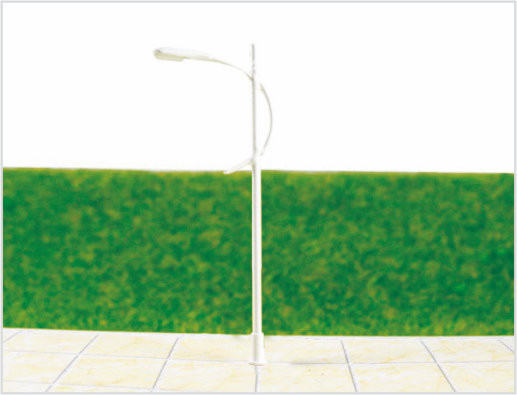 China T26 van de de Straat de Plastic Schaal van het Douane6v Aanplakbord Modellantaarnpaal voor HO-Spoorweglay-outs 7.5cm leverancier