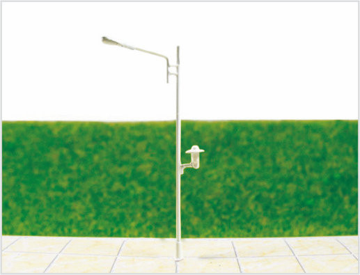 China T30 6V 8,5 cm lichtgevende miniatuur Street Model lantaarnpaal licht voor trein lay-out leverancier