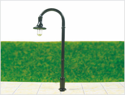 China T40 HO schaal trein lay-out straat verlichting Plastic Model Lamp Post 5 cm leverancier