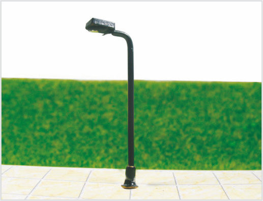 China T41 HO schaal trein lay-out straat licht miniatuur Model lantaarnpalen 6,5 cm leverancier
