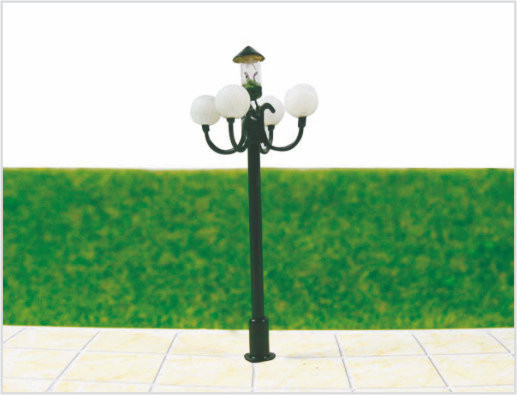 China T51 6V Billboard Street kunststof schaal Model Lamp posten voor trein lay-out 5 cm leverancier