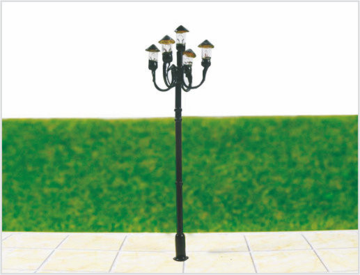 China T52 6V Billboard Street kunststof schaal miniatuur Model lantaarnpaal voor trein lay-out 7 cm leverancier