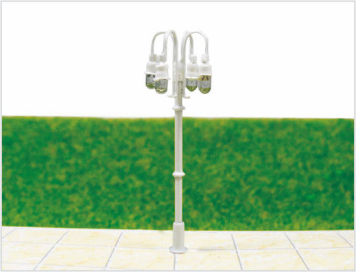 China T53 Aangepaste 6V lichtgevende Street schaal Model lantaarnpaal 5,5 cm voor HO trein lay-out leverancier