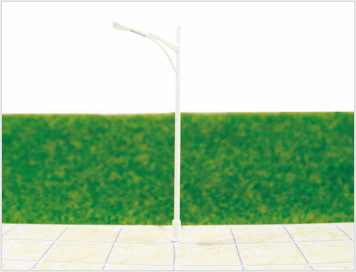China T60 6V Billboard Street kunststof schaal Model Lamp posten voor trein lay-out 8 cm leverancier