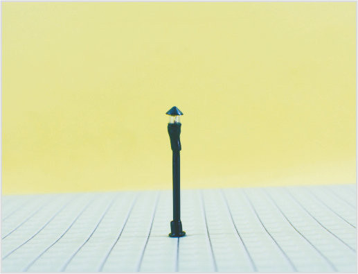 China T101 OEM 6V lichtgevende Street Model lantaarnpaal 4 cm voor trein lay-out leverancier