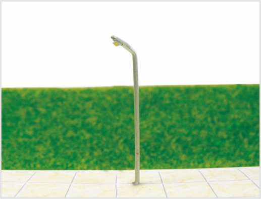 China T92 6V Billboard Street kunststof schaal miniatuur Model lantaarnpaal voor trein lay-out 4.5 cm leverancier