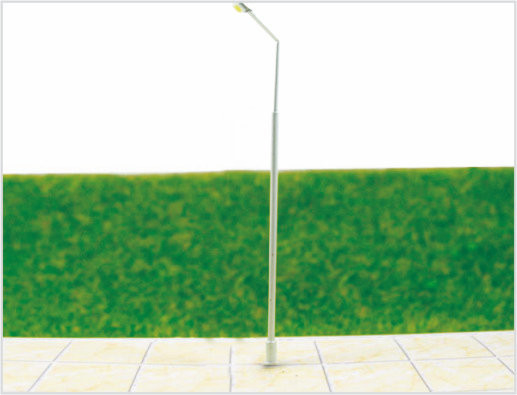 China T89 6V Billboard Street kunststof schaal miniatuur Model lantaarnpaal voor trein lay-out 10.5 cm leverancier