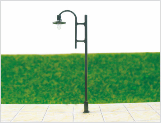China T75 Aangepaste 6V One-headed Street Plastic Model Lamp Post voor Railroad lay-outs 7 cm leverancier