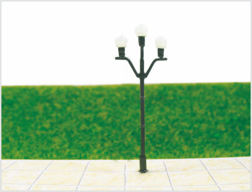 China T72 Aangepaste 6V Billboard Street kunststof schaal Model lantaarnpaal voor HO Railway lay-outs 7 cm leverancier