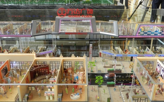 China ABS en acryl Miniatuur Architecturale Modellen met 6v lamp leverancier