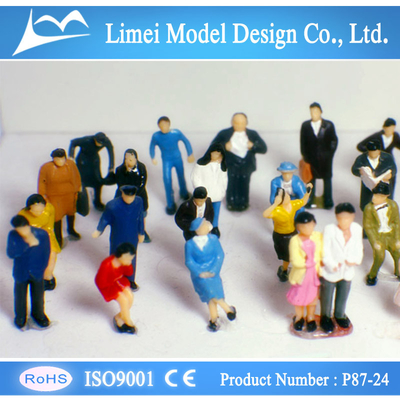 P87-24 stuntteam HO architectonische schaalmodel mensen geschilderd cijfers 2.0 cm leverancier