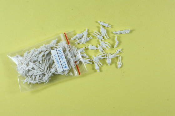 1/100 Plastic de Cijfers Architecturaal Modelmensen van de Schaaltrein Wit leverancier