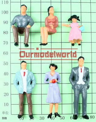 Openlucht Architecturale Schaal Modelmensen 5.5cm DIY Woon leverancier