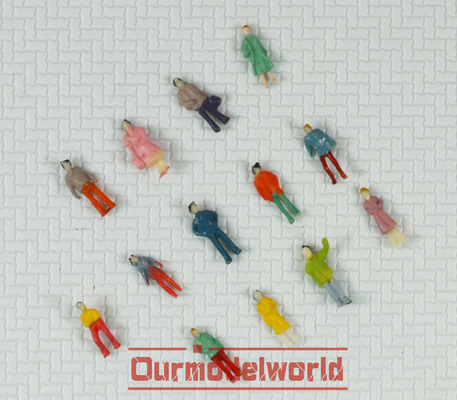 Modelmensen van de 1:150 de Architecturale N Schaal, Cijfers 1.0cm voor modeltreinlay-out leverancier