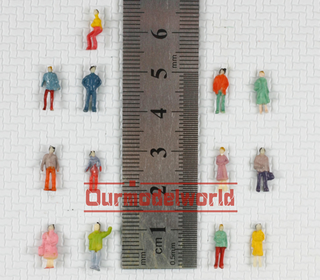 Modelmensen van de 1:150 de Architecturale N Schaal, Cijfers 1.0cm voor modeltreinlay-out leverancier