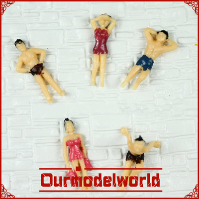 Rode Groene Miniatuur Modelmensen voor Decoratie/Bijkomende Ce/RoHS/ISO9001 leverancier