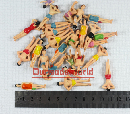 1/75 Architecturale Schaal Modelmensen Zwarte voor DIY-de Lay-outs van het Schaalhuis leverancier