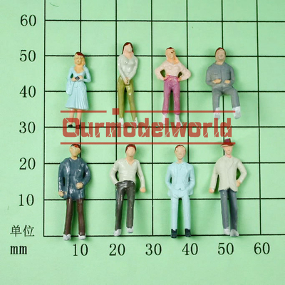 4.3cm Architecturaal ABS van de Schaalcijfers van Schaal Modelmensen Architecturaal Plastiek leverancier