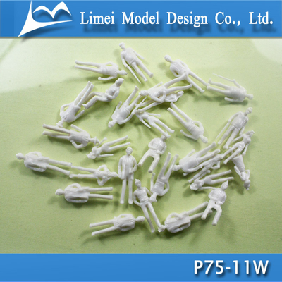 plastic Menselijke Cijfer Model Architecturale Model Witte Beroeps 1/75 leverancier