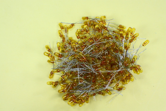 Gele Modelspoorweglampen 3mm 6.5V voor Doll Huis/van Ailroad Gebouwen leverancier