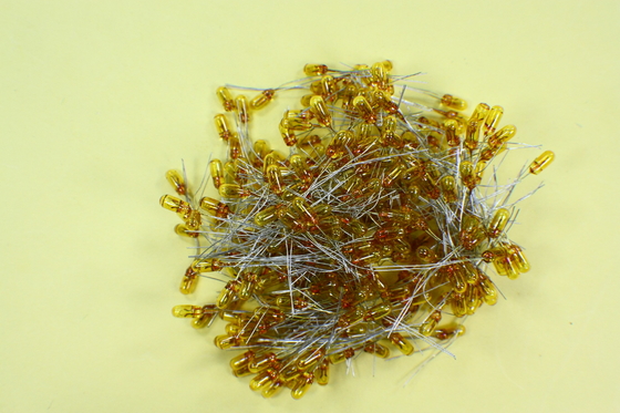 Gele Modelspoorweglampen 3mm 6.5V voor Doll Huis/van Ailroad Gebouwen leverancier