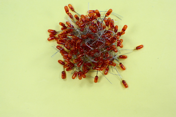 Gele Modelspoorweglampen 3mm 6.5V voor Doll Huis/van Ailroad Gebouwen leverancier