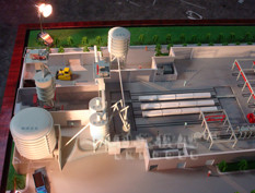 Het professionele Model de Lay-outs Architecturale Machine van het Treinspoor Model Maken leverancier