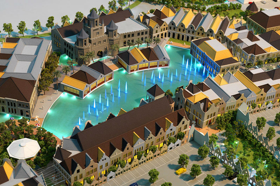 Miniatuur Architecturale Modelmaker, vrij het Woonpark de Bouw Teruggeven leverancier