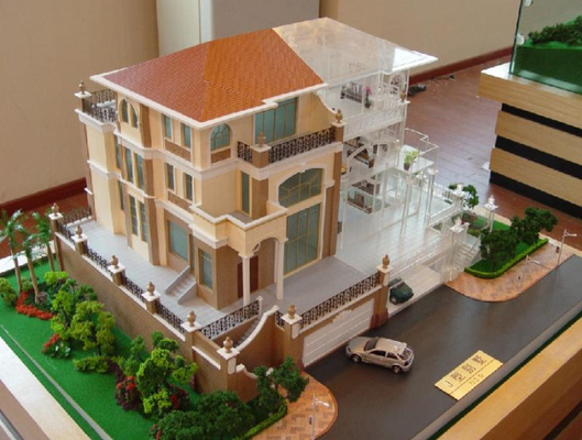 Villa Miniatuur Architecturale Modelmaker, 3D Mooie Model van de Toevluchtschaal leverancier