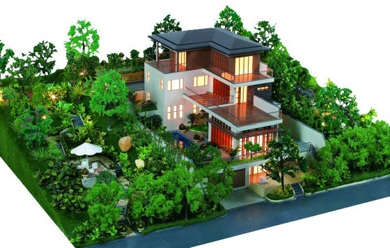 Tuin Miniatuur Architecturale Modelmaker, Privé Woonschaalmodellen leverancier