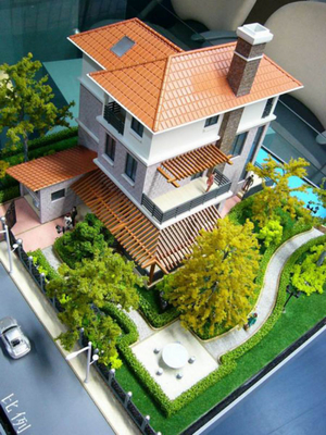 Privé Woon Miniatuur Architecturale Modelmaker, de Schaal van het Tuinhuis het Model Maken leverancier