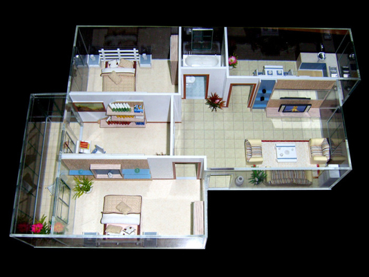 Privé Woon Miniatuur Architecturale Modelmaker, de Schaal van het Tuinhuis het Model Maken leverancier