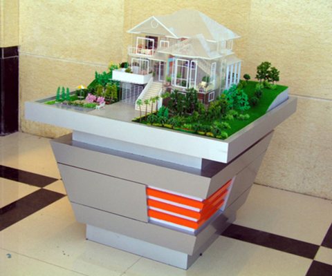 Privé Woon Miniatuur Architecturale Modelmaker, de Schaal van het Tuinhuis het Model Maken leverancier