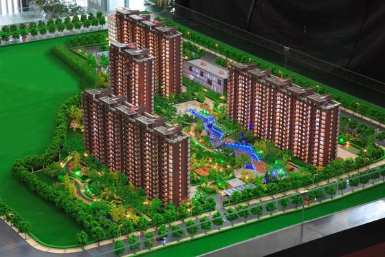 3D Verlichtings Miniatuur Architecturale Modelmaker, Real Estate-Schaalmodellen leverancier