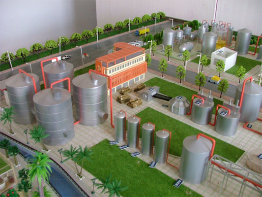 Industriële Miniatuur Architecturale Modelmaker, Mechanisch/Marien Model leverancier