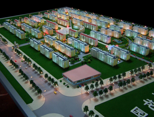 Duurzame Miniatuur Architecturale Modelmaker Milieuvriendelijk voor Stad Planningsproject leverancier